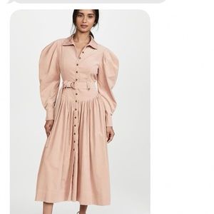 Ulla Johnson Lucinda Belted Midi Dress size 4